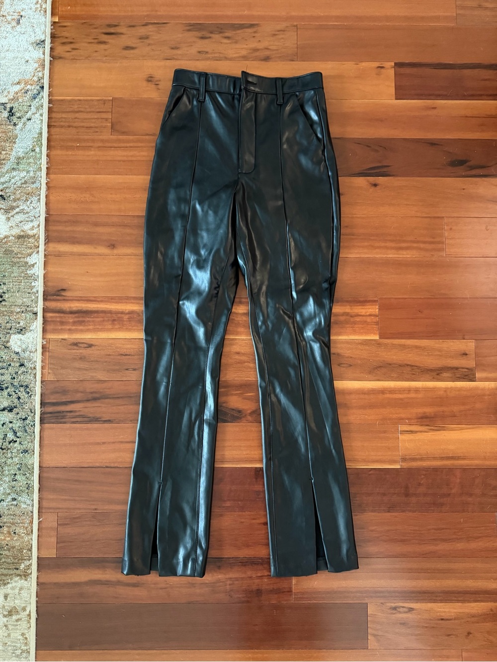 Abercrombie Black Faux Leather Women’s Pants